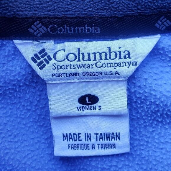 Columbia Purple Fleece Jacket L - Picture 3 of 8